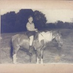 Horsing around.