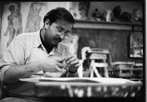 DP at Bard College in the '60s. Courtesy of David Jacobowitz.