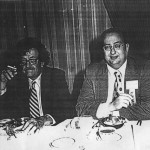 Two famous authors, only one fashionable necktie.